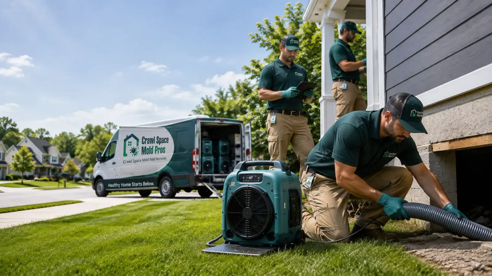 Crawl Space Mold Removal in Campbellsport, WI